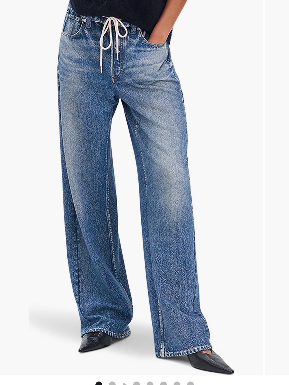 Rag & bone rb Miramar pull on drawstring sweatpant jeans